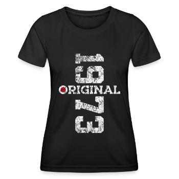 53RD BIRTHDAY ORIGINAL 1973 - Women's Functional T-Shirt - black - Front - AI Model Female 172 light (172cm)
