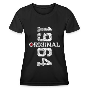 62ND BIRTHDAY ORIGINAL 1964 - Women's Functional T-Shirt - black - Front - AI Model Female 172 light (172cm)