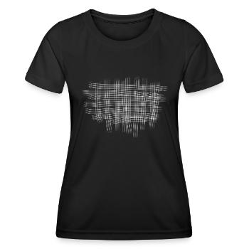 kreuze muster kreuz symbol - Frauen Funktions-T-Shirt - Schwarz - Vorne - AI Model Female 172 light (172cm)