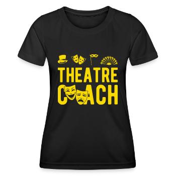 Musical Theatre Coach Gift Idea - Women's Functional T-Shirt - black - Front - AI Model Female 172 light (172cm)