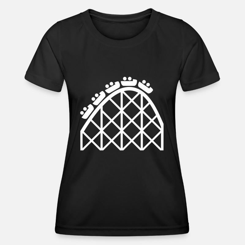 roller coaster - Women's Functional T-Shirt - black