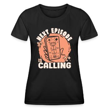 Cute Japanese Manga Women Girls Gift Otaku Kawaii - Frauen Funktions-T-Shirt - Schwarz - Vorne - AI Model Female 172 light (172cm)
