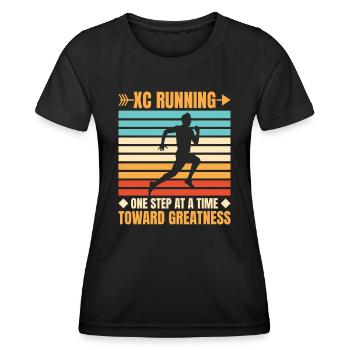 Funny XC Running Gift XC Runner Edition - Women's Functional T-Shirt - black - Front - AI Model Female 172 light (172cm)