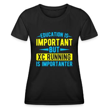 Funny XC Running Gift XC Runner Edition - Women's Functional T-Shirt - black - Front - AI Model Female 172 light (172cm)