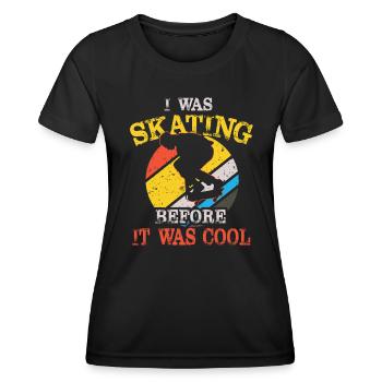 Skateboarding Skateboard Design For Skateboarder - Frauen Funktions-T-Shirt - Schwarz - Vorne - AI Model Female 172 light (172cm)