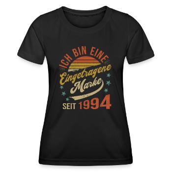 30th Birthday I am 30 years registered trademark - Women's Functional T-Shirt - black - Front - AI Model Female 172 light (172cm)