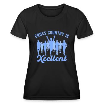 Funny XC Running Gift XC Runner Edition - Women's Functional T-Shirt - black - Front - AI Model Female 172 light (172cm)