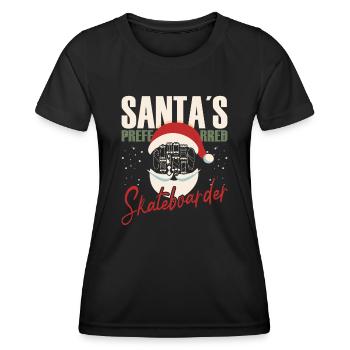Skateboard Art For Boys Girls Men Skateboard Gifts - Frauen Funktions-T-Shirt - Schwarz - Vorne - AI Model Female 172 light (172cm)