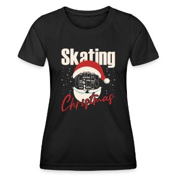 Skateboard Art For Boys Girls Men Skateboard Gifts - Frauen Funktions-T-Shirt - Schwarz - Vorne - AI Model Female 172 light (172cm)