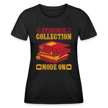 Forensic Science Major Evidence Mode On Forensics - Women's Functional T-Shirt - black - Front - AI Model Female 172 light (172cm)