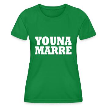 Youna marre You na marre - T-shirt sport Femme - vert - Devant - AI Model Female 172 dark (172cm)