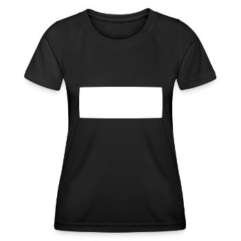 forme rectangle forme carrée - T-shirt sport Femme - noir - Devant - AI Model Female 172 light (172cm)