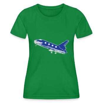 voyage vol rocketpinke fusée voyage voyage flie - T-shirt sport Femme - vert - Devant - AI Model Female 172 dark (172cm)