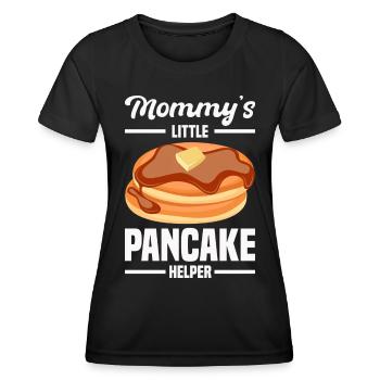 Pfannkuchen - Frauen Funktions-T-Shirt - Schwarz - Vorne - AI Model Female 172 light (172cm)