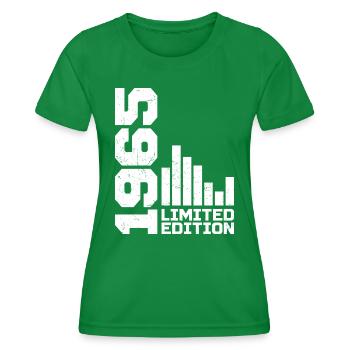 Vintage 1965 Geburtstagsgeschenk 1965 Baujahr 1965 - Frauen Funktions-T-Shirt - Kelly Green - Vorne - AI Model Female 172 dark (172cm)