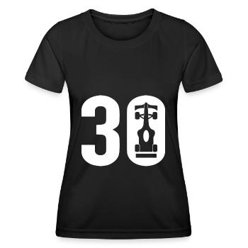 30 Formula Motorsport - Women's Functional T-Shirt - black - Front - AI Model Female 172 light (172cm)