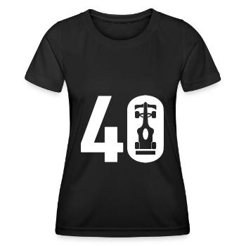 40 Formula Motorsport - Women's Functional T-Shirt - black - Front - AI Model Female 172 light (172cm)