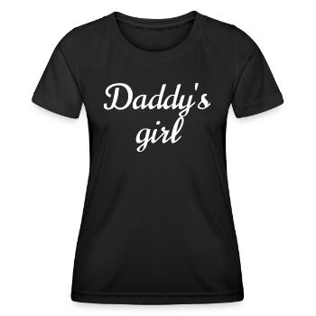 Daddy's girl - Women's Functional T-Shirt - black - Front - AI Model Female 172 light (172cm)