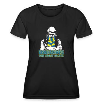 Braunschweig und sonst nichts - Frauen Funktions-T-Shirt - Schwarz - Vorne - AI Model Female 172 light (172cm)