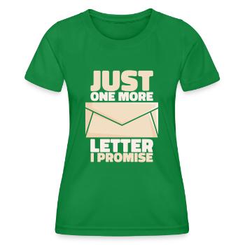 Postbote Postangestellter Post Paketbote - Frauen Funktions-T-Shirt - Kelly Green - Vorne - AI Model Female 172 dark (172cm)
