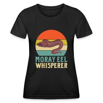 Moray Eel Whisperer - Women's Functional T-Shirt - black - Front - AI Model Female 172 light (172cm)