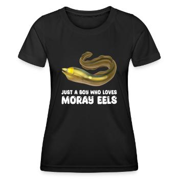 Moray Eel For Boys - Women's Functional T-Shirt - black - Front - AI Model Female 172 light (172cm)