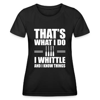Tailler - T-shirt sport Femme - noir - Devant - AI Model Female 172 light (172cm)
