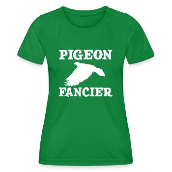 Éleveur de pigeons - T-shirt sport Femme - vert - Devant - AI Model Female 172 dark (172cm)