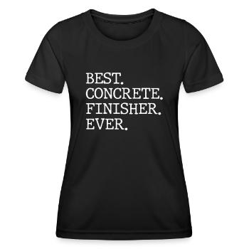 Les meilleurs pavés de béton de tous les temps - T-shirt sport Femme - noir - Devant - AI Model Female 172 light (172cm)
