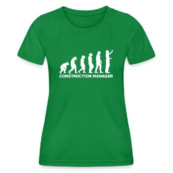 Évolution du gestionnaire de site - T-shirt sport Femme - vert - Devant - AI Model Female 172 dark (172cm)