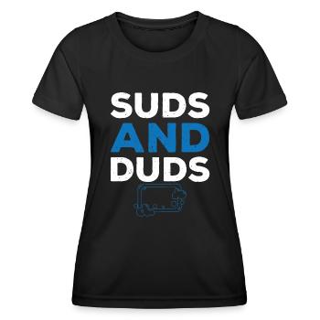 Mousse et munitions non explosées - T-shirt sport Femme - noir - Devant - AI Model Female 172 light (172cm)