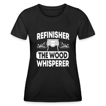 Réparation de meubles DIY - T-shirt sport Femme - noir - Devant - AI Model Female 172 light (172cm)