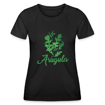 Fusée - T-shirt sport Femme - noir - Devant - AI Model Female 172 light (172cm)
