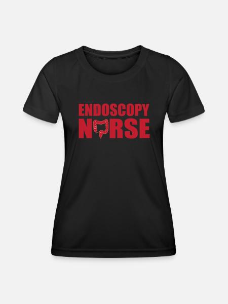Endoscopy Nurse - Women's Functional T-Shirt - black