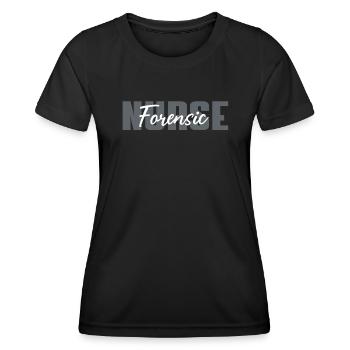 Forensic care - Women's Functional T-Shirt - black - Front - AI Model Female 172 light (172cm)