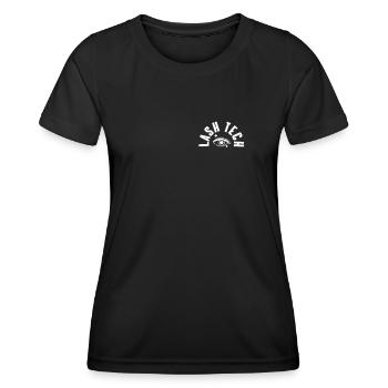 Conception de sac de technicien en cils - T-shirt sport Femme - noir - Devant - AI Model Female 172 light (172cm)