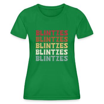 Blintze - Frauen Funktions-T-Shirt - Kelly Green - Vorne - AI Model Female 172 dark (172cm)