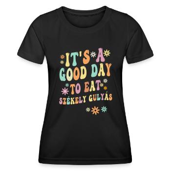 Le sort de Szekely Gulya - T-shirt sport Femme - noir - Devant - AI Model Female 172 light (172cm)