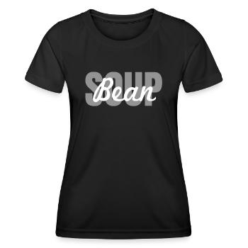 Soupe aux haricots - T-shirt sport Femme - noir - Devant - AI Model Female 172 light (172cm)