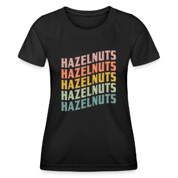Noisettes - T-shirt sport Femme - noir - Devant - AI Model Female 172 light (172cm)