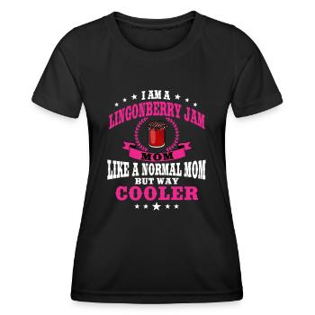 CranberrymCranberry Jam Mom - Women's Functional T-Shirt - black - Front - AI Model Female 172 light (172cm)