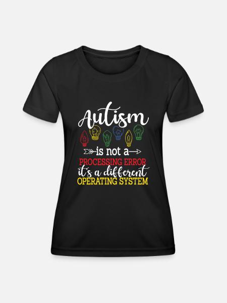 Autism - Women's Functional T-Shirt - black