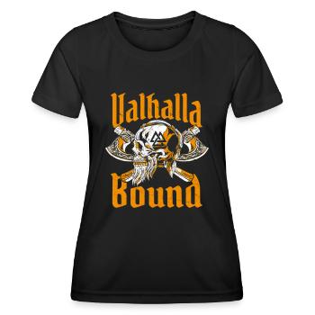Wikinger Valhalla Bund - Frauen Funktions-T-Shirt - Schwarz - Vorne - AI Model Female 172 light (172cm)