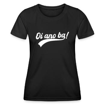 philippinischOi Ano Ba - Frauen Funktions-T-Shirt - Schwarz - Vorne - AI Model Female 172 light (172cm)