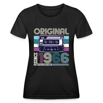 Original 1966 56th Birthday Gift Hommes - T-shirt sport Femme - noir - Devant - AI Model Female 172 light (172cm)