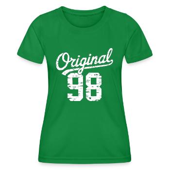 Original 98 - 27 ans Anniversaire - T-shirt sport Femme - vert - Devant - AI Model Female 172 dark (172cm)