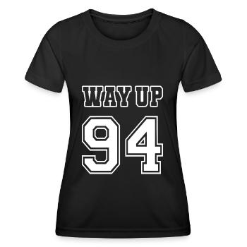 Way Up 94 Vintage Birthday Anniversary 1994 - Women's Functional T-Shirt - black - Front - AI Model Female 172 light (172cm)