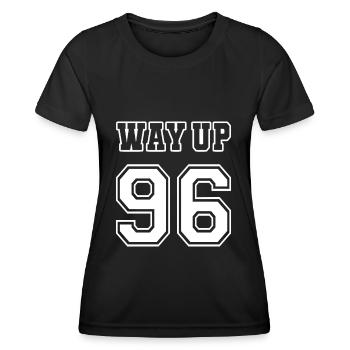Way Up 96 Jahrgang Geburtstag Jubiläum 1996 - Frauen Funktions-T-Shirt - Schwarz - Vorne - AI Model Female 172 light (172cm)
