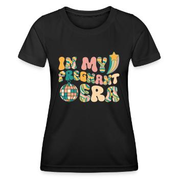 Schwangerschaft Schwanger Baby Familie Frauen - Frauen Funktions-T-Shirt - Schwarz - Vorne - AI Model Female 172 light (172cm)
