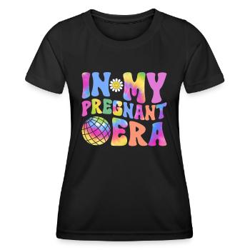 Schwangerschaft Schwanger Baby Familie Frauen - Frauen Funktions-T-Shirt - Schwarz - Vorne - AI Model Female 172 light (172cm)